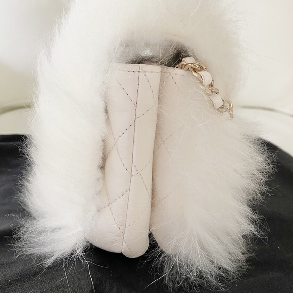 Chanel Rabbit Fur Top Handle Chain Bag - Picture 2 of 11